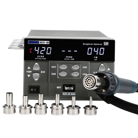 Trạm khò gió nong SUGON 8620DX máy 1300W