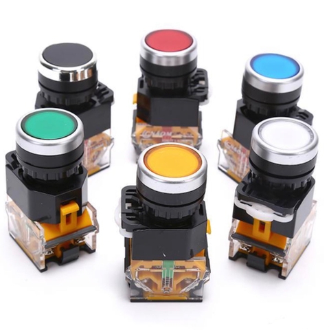 Công tắc nhấn phi 22mm Không đèn