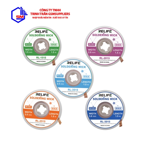 Dây hút thiếc RELIFE ( Nhiều size )