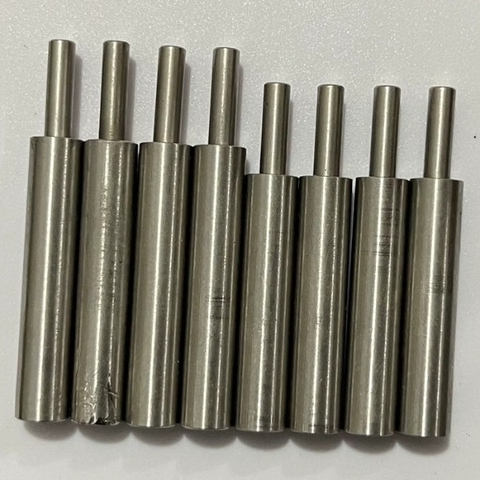 Bộ 8 Chốt nhún cho đế tổng ép kính (4 dài - 4 ngắn)