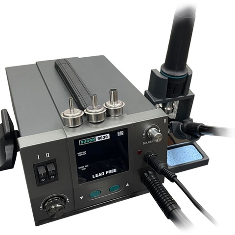 Trạm khò gió nóng - Hàn thiếc 2in1 SUGON 9630