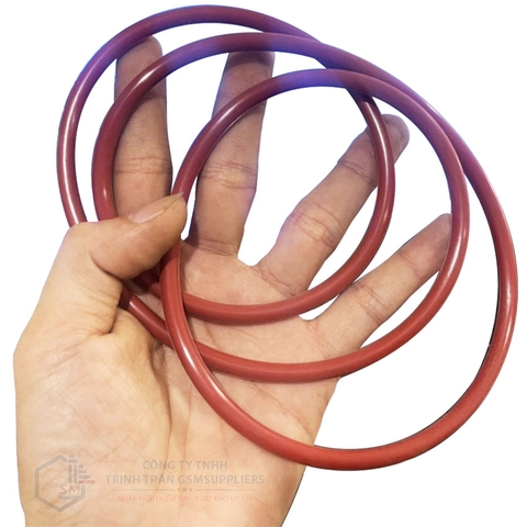 Ron cao su đỏ tròn máy ép 14-16inch