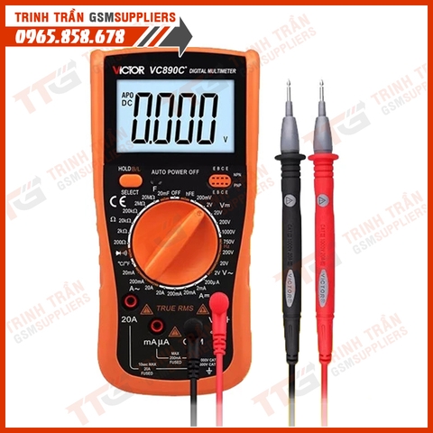 Đồng Hồ Vạn Năng Điện Tử Victor VC890C+/D/E