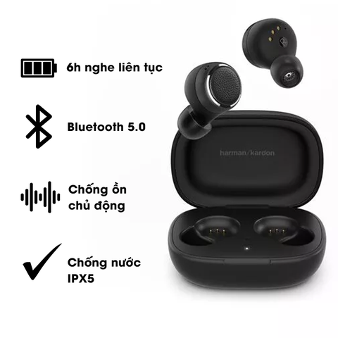 TAI NGHE TRUE WIRELESS HARMAN KARDON FLY TWS CHÍNH HÃNG PGI - BẢO HÀNH 12 THÁNG