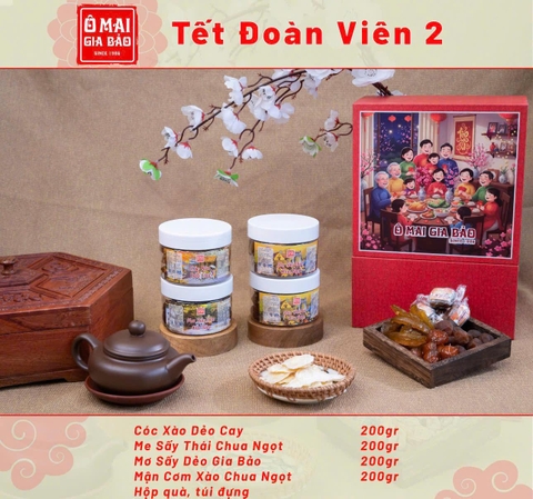 SET QUÀ TẾT ĐOÀN VIÊN 2 - Ô MAI GIA BẢO -  MÓN QUÀ Ý NGHĨA DÀNH ĐẾN MỌI NGƯỜI