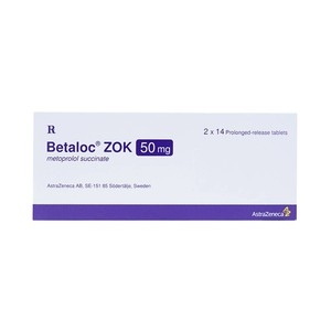 Betaloc ZOK 50mg hộp 2Vỉ *14viên -Sweden              1.72