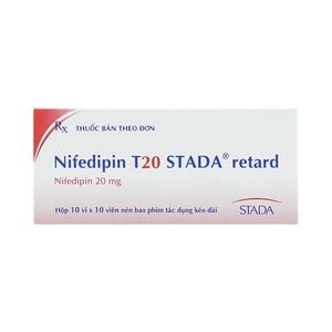 Nifedipin T 20 Stada   H/10x10viên -Đức-    5.7