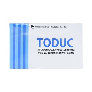 Toduc itraconazole hộp 10 viên