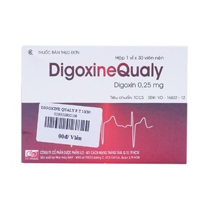 Digoxine Qualy hộp 1 vỉ x 30 viên               22