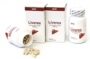 Giải độc gan GNS Liverex giúp giải độc gan, bảo vệ tế bào gan, giúp tăng cường chức năng gan lọ 90 viên