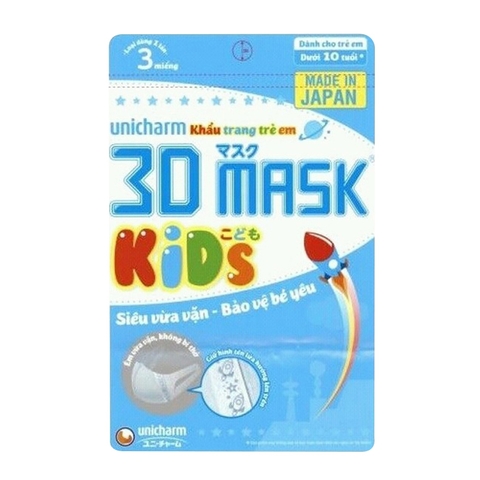 Khẩu Trang Trẻ Em Unicharm 3D Mask Kids