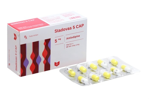 Thuốc điều trị tăng huyết áp Stadovas 5mg hộp 30 viên