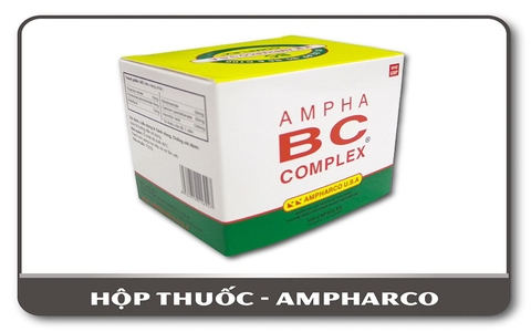 ampha bc complex hộp 10 vỉ x10 viên