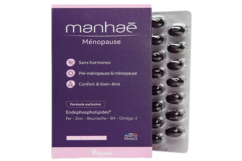 Viên uống cân bằng nội tiết Manhae Menopause Nutrisante, nhập khẩu chính hãng từ Pháp