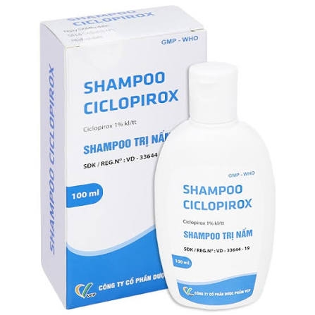 Dầu gội Shampoo Ciclopirox trị nấm
