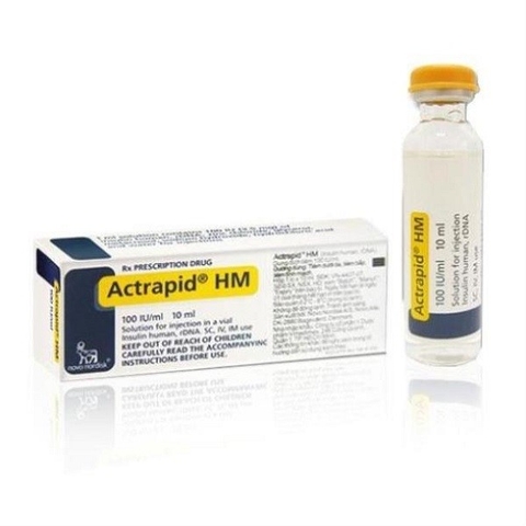 Actrapid Hm 100Iu/ml X 10Ml