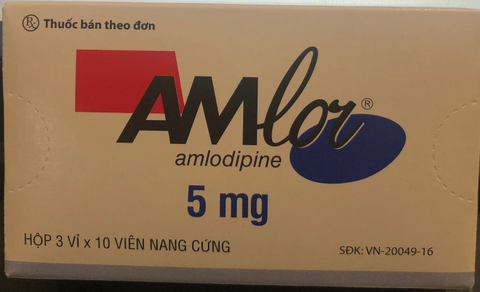 Amlor Pfizer pháp 5mg