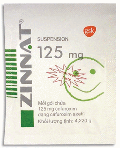 ZINNAT SAC 125MG