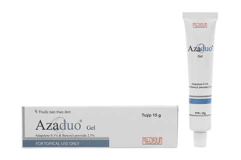 Azaduo Gel trị mụn trứng cá nhẹ đến vừa tuýp 15