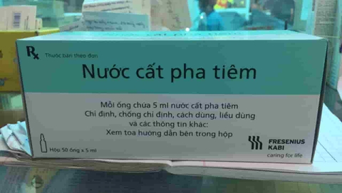 NƯỚC CẤT PHA TIÊM 5ml