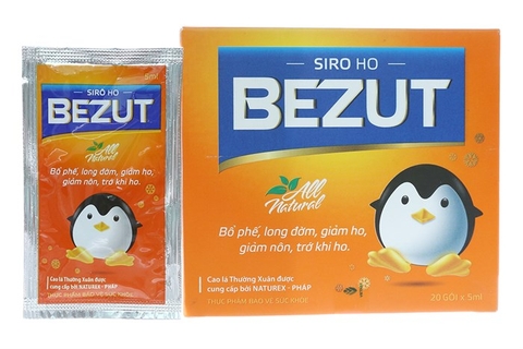 Siro ho, long đờm Bezut 5ml