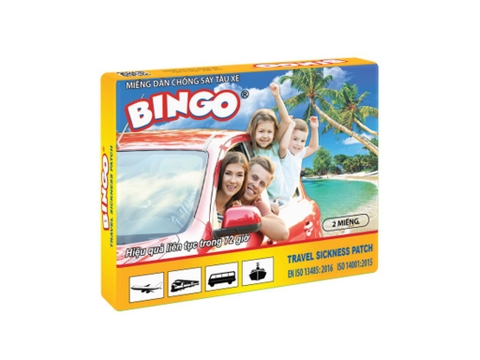 MIẾNG DÁN CHỐNG SAY TÀU XE BINGO