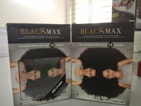 Dầu gội đen tóc Black max