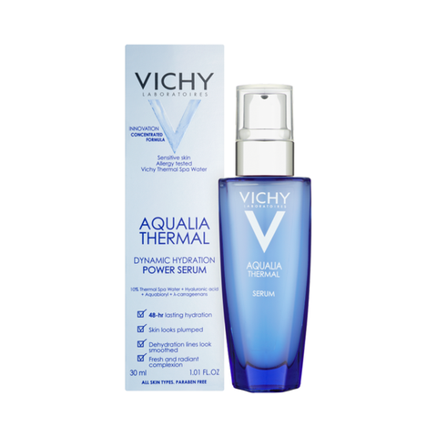 Tinh Chất Dưỡng Ẩm Giữ Nước Suốt 48H Vichy Aqualia Thermal Dynamic Hydration Serum 30Ml