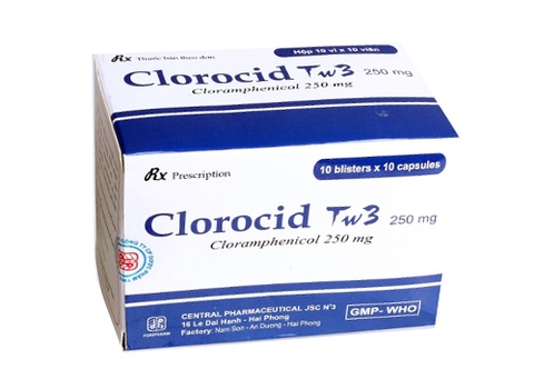 Clorocid Tw3 Capcules Cloramphenicol 250mg Forpharm