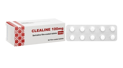 Clealine 100mg trị triệu chứng trầm cảm (6 vỉ x 10 viên)