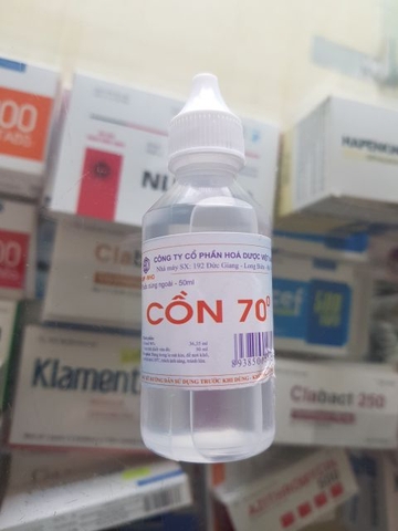 Cồn 70 Hộp 20 lọ x 50ml