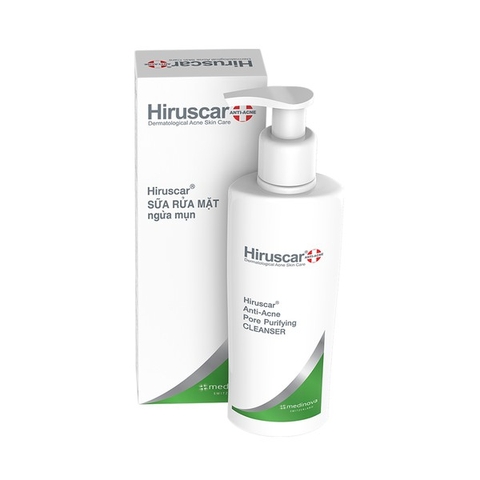 Sữa Rửa Mặt Hiruscar Anti-acne Cleanser+ Ngăn Ngừa Mụn 100ml