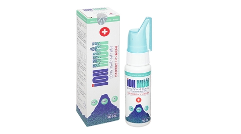Dung dịch xịt mũi Ion Muối giúp vệ sinh mũi chai 90ml