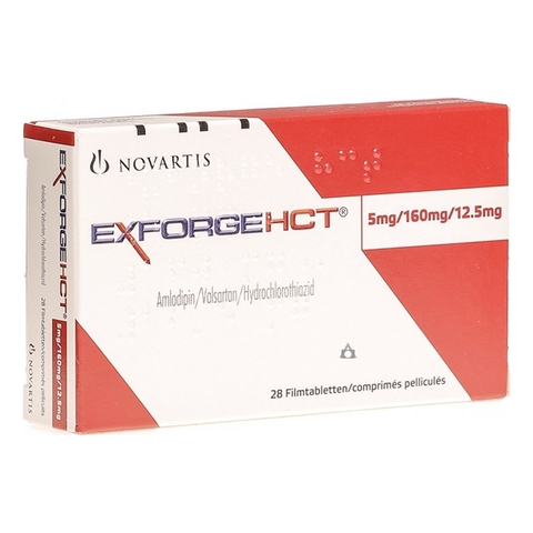 THUỐC EXFORGE HCT 5MG/160MG/12.5MG