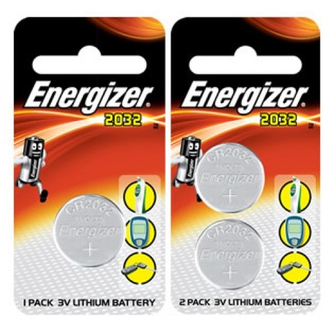 Pin nút áo Energizer E-CR2032 3V - Vỉ 5 viên - Nhật Bản - SH