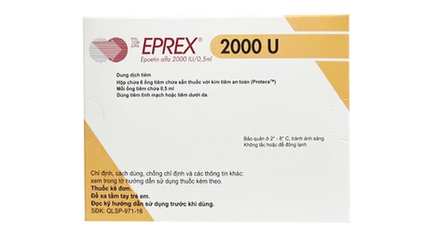 Dung dịch tiêm truyền Eprex 2000 U trị thiếu máu (6 ống x 0,5ml)