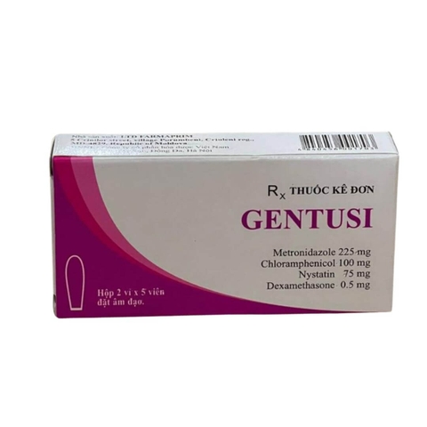 Thuốc Gentusi Ltd Farmaprim điều trị nhiễm khuẩn hỗn hợp âm đạo (2 vỉ x 5 viên)