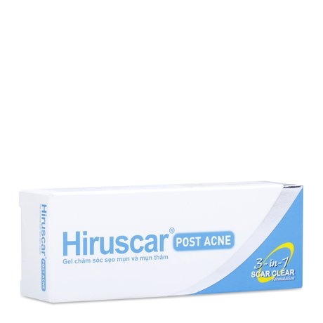 Gel chăm sóc sẹo mụn và mụn thâm trên da Hiruscar Post Acne