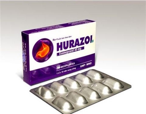 Hurazol 40mg - Thuốc điều trị trào ngược thực quản