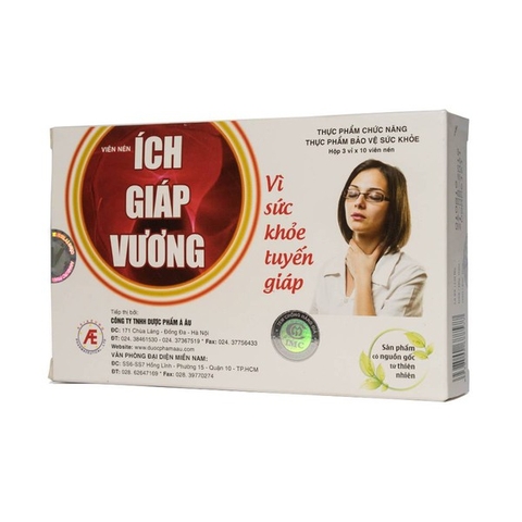 Thực Phẩm Chức Năng Ích Giáp Vương 30 Viên