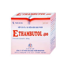 Thuốc Ethambutol 400 Mekophar điều trị lao mới và lao tái phát (20 vỉ x 10 viên)