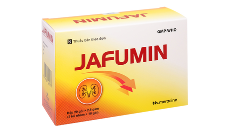 Thuốc cốm Jafumin cung cấp các axit amin trong suy thận mạn tính (20 gói x 2,5g) Trang chủ Thuốc bổ và vitamin