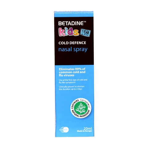 Thuốc xịt mũi Betadine Kids Cold Nasal Spray