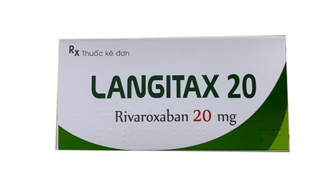 Langitax 20mg trị huyết khối tĩnh mạch sâu, thuyên tắc phổi (2 vỉ x 7 viên)