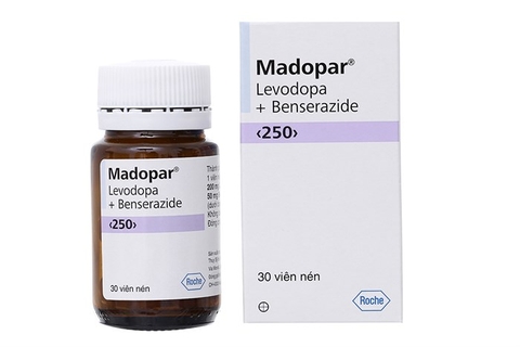 Thuốc trị bệnh Parkinson Madopar 250mg