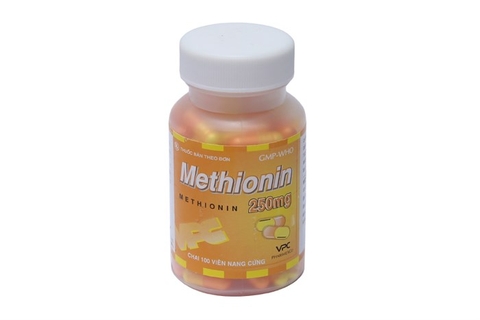 Methionin 250mg 100 viên