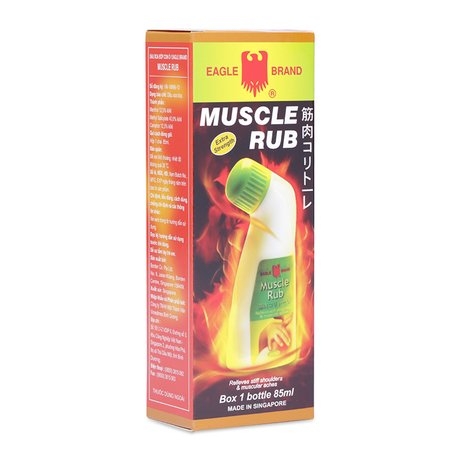 Dầu nóng xoa bóp con ó Eagle Muscle Rub (85ml)