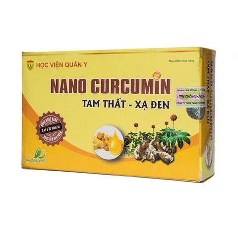 Nano Curcumin Tam Thất Xạ Đen 30 Viên