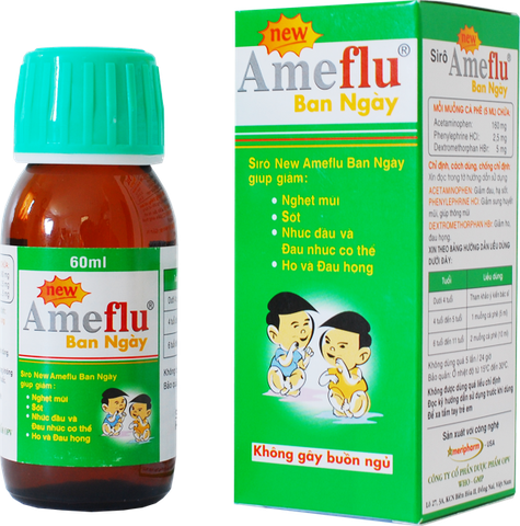 Ameflu ban ngày (syrup) Chai 60ml
