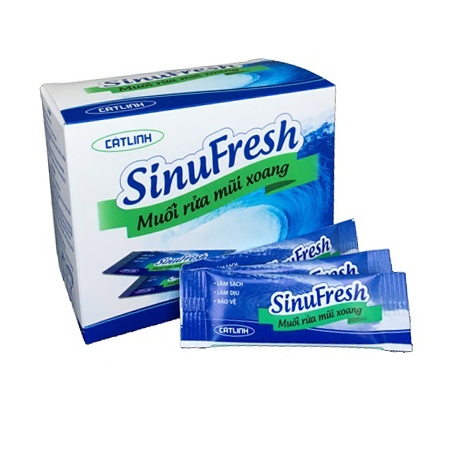 Muối rửa mũi xoang SinuFresh hộp 50 gói